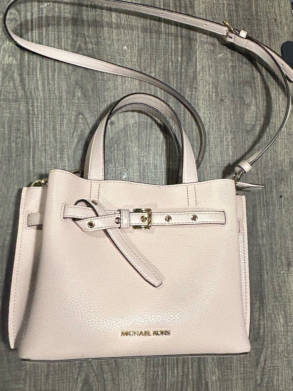 Michael Kors Soft  Pink Leather Tote Handbag
